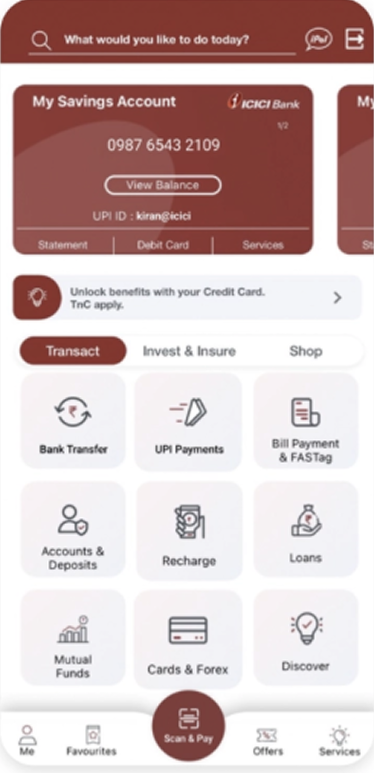 Highlight UPI as an entry point