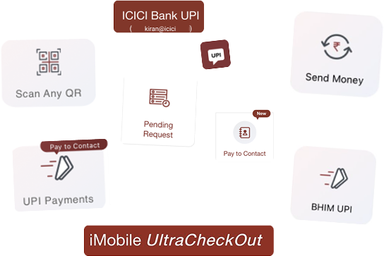 Original iMobile Pay labels and icons
